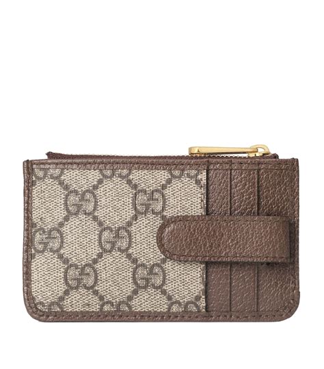 gucci card holder zip|Gucci card holder for women.